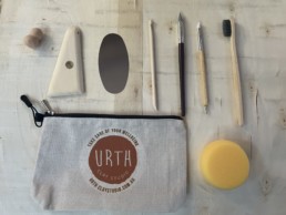 Pottery tool kit, Hand building